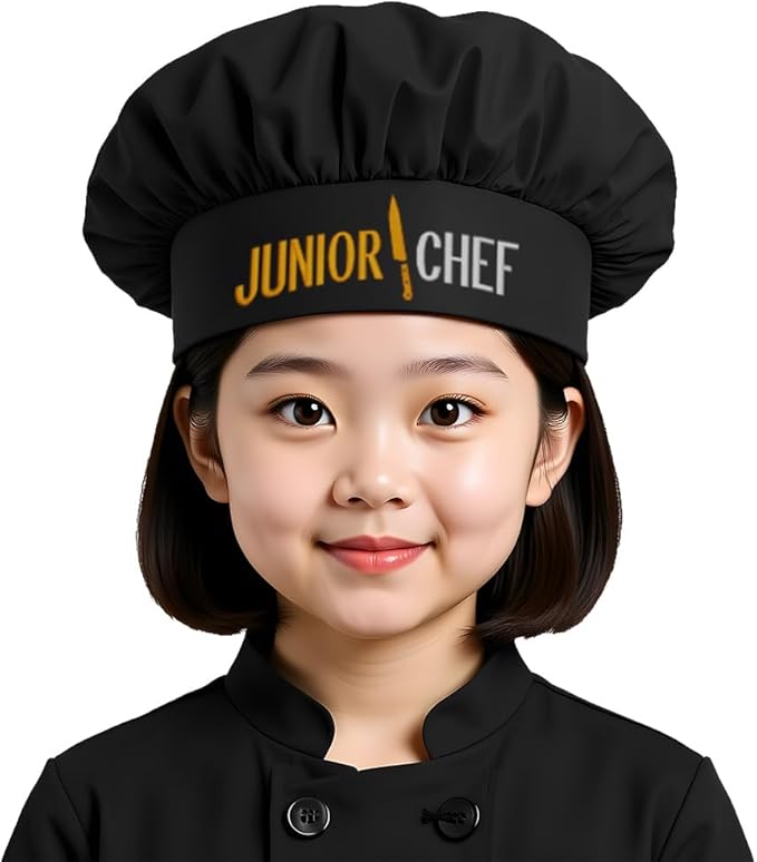 The Apron Place Adjustable Professional Chef Hats, Multiple Personalized Embroidered Designs to Choose from, Made in The USA
