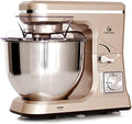 Stand Mixer,5.3-Qt & 500W & 6+P Speed MK36 Tilt-Head Kitchen Electric Food Mixers Home Baking Dough Machine with Accessories (Champagne)