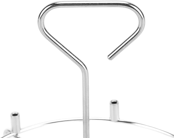 304 Stainless Steel Skewer Stand Set, Multifunction Grill and Dehydration Rack, Fryer Accessories for Pinxia - Food Grade Safety, Durable Design, Ideal for Barbecue and Air Fryer (6QT)
