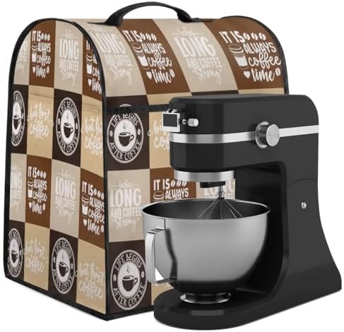 Coffee Time Kitchen Aid Covers Foldable Washable Stand Mixer Dust Cover