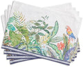 Maison d' Hermine Placemats Set of 4 Reusable 100% Combed Cotton (13"x19")