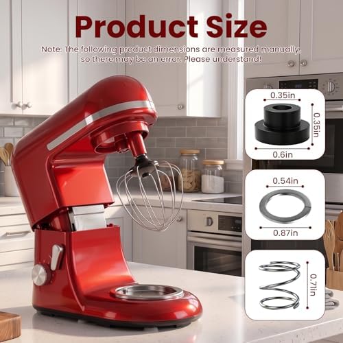 2 Pcs Mixer Spring and Washer for KitchenAid Tilt-Head