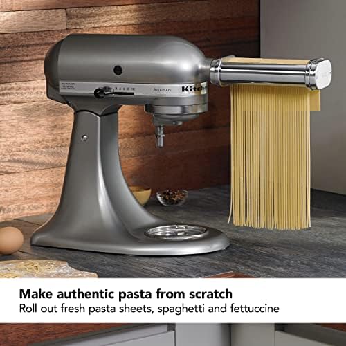 KitchenAid Artisan Mini Stand Mixer Bundle with Pasta Roller & Cutter Set