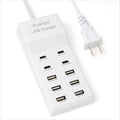 Portable USB C Charging Station,4 -C- Ports, USB Charging hub 10-Ports/USB c Charger Block for Multiple Devices Phones Tablet Smartwatch Headphones Speakers (USB-4C+6A)