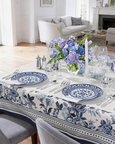 Hioasis 175 Pcs Blue Plates for Party & Wedding