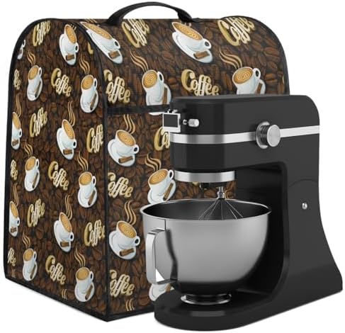 Coffee Modern Kitchen Aid Covers Foldable Washable Stand Mixer Dust Cover
