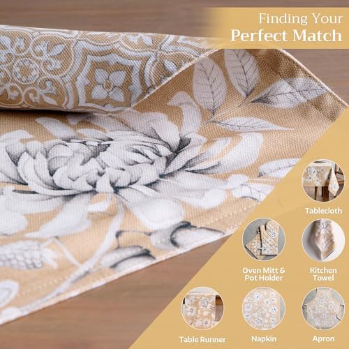 Maison d' Hermine Placemats Set of 4 Reusable 100% Cotton (13"x19")