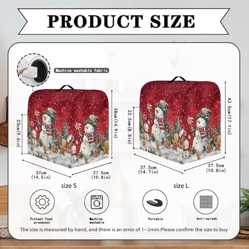 Christmas Snowman Mixer Covers Kitchen Counter Mixer Parts & Accessories Christmas Decor Kitchen Kid Mixer Cover