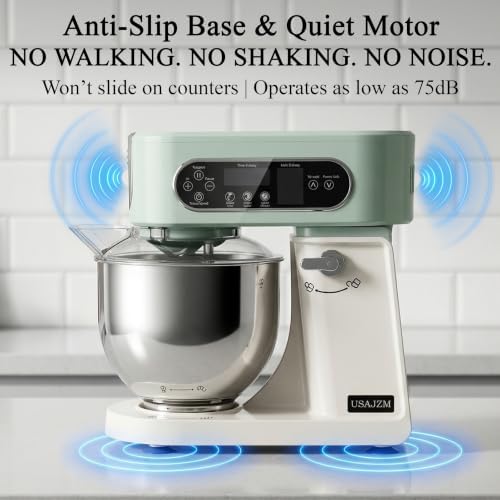 5.3 Qt 9-Speed Tilt-Head Stand Mixer, Multi-Function Electric Mixer