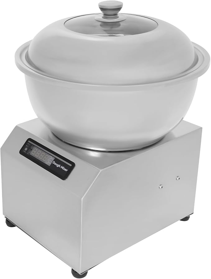 Kitchen Stand Mixer, 201 Stainless Steel Dough Kneading Machine 17Ibs Large Capacity Kitchen Mixer 1500W 1400RPM High-Power Cake Mixer Bread Mixer for Dumpling Filling, Dough, Butter