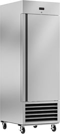 27" W Commercial Freezer, 21 Cu.ft Stainless Steel Reach-in Upright Freezer with Single Solid Door and 3 Adjustable Shelves for Restaurant, Commercial Kitchen, ETL Approved