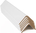 Cardboard Edge Protectors for Shipping - 3W x 3"D x 24"L, Medium Duty .160 ga, Pallet Corner Protectors, Angle Boards, White, 50/Pack