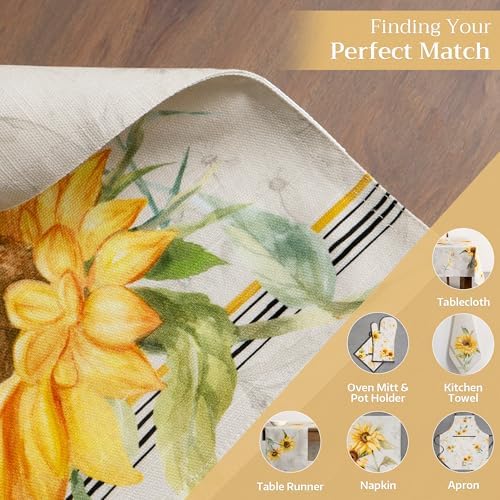 Maison d' Hermine Placemats Set of 4 Reusable 100% Cotton (13"x19")
