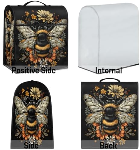 Bee Animals Kitchen Aid Covers Foldable Washable Stand Mixer Dust Cover
