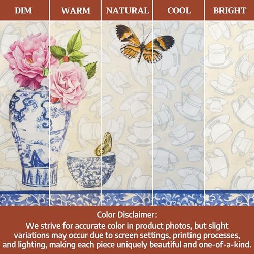 Maison d' Hermine Placemats Set of 4 Reusable 100% Cotton (13"x19")