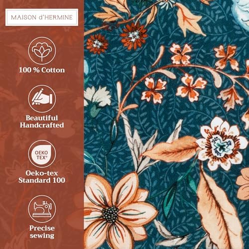Maison d' Hermine Placemats Set of 4 Reusable 100% Cotton (13"x19")