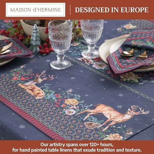 Maison d' Hermine Placemats Set of 4 Reusable 100% Cotton (13"x19")