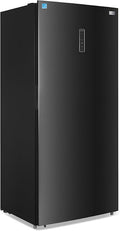 BLACK+DECKER 21.2 Cu. Ft. Convertible Freezer Refrigerator, Upright Freezer with Glass Shelves, Reversible Door, ENERGY STAR rated, Frost Free, BUC2120MB, Black