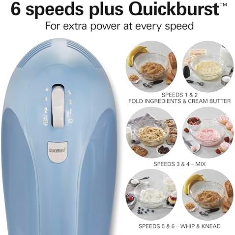 Hamilton Beach 6-Speed Electric Hand Mixer With Easy Clean Beaters