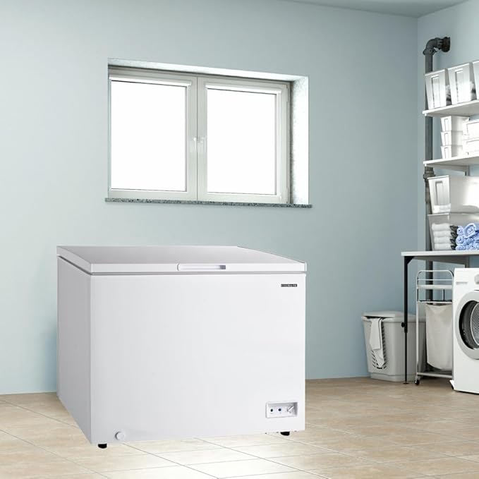 FRIGIDAIRE 10 Cubic Foot Chest Freezer, 10 cu ft, White