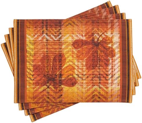 Maison d' Hermine Placemats Set of 4 Reusable 100% Cotton (13"x19")