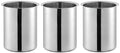 OCS Parts 3-Pack 1.25 Quart Bain Marie Pot | 5.75" x 3.75" Stainless Steel Pot for Warm or Cold Food, Sauces, Soups, or Organizing Cooking Utensils