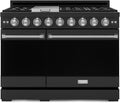Gordon Ramsay by THOR Kitchen 48 Inch Professional Liquid Propane Range with Tilt Panel Touch Control in Black/Stainless Steel