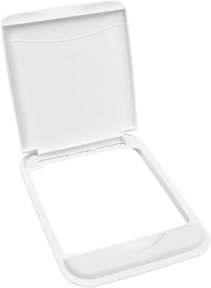 Rev-A-Shelf 50 Qt Under Sink Garbage Can Lid, Kitchen and Bathroom Cabinet, Replacement Plastic Trash Bin Lid Only, White, RV-50-LID-1-1-40, 2 Pack