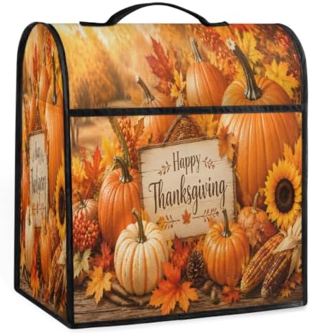 Thanksgiving Kitchen Aid Cover Foldable Washable Stand Mixer Dust Cover