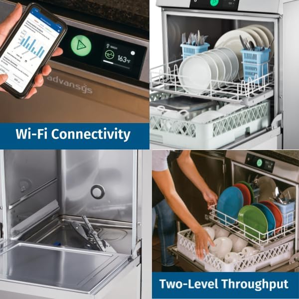Commercial Undercounter Glass Dishwasher, LX Series by Hobart