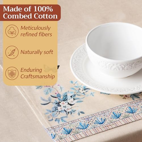 Maison d' Hermine Placemats Set of 4 Reusable 100% Combed Cotton (13"x19")