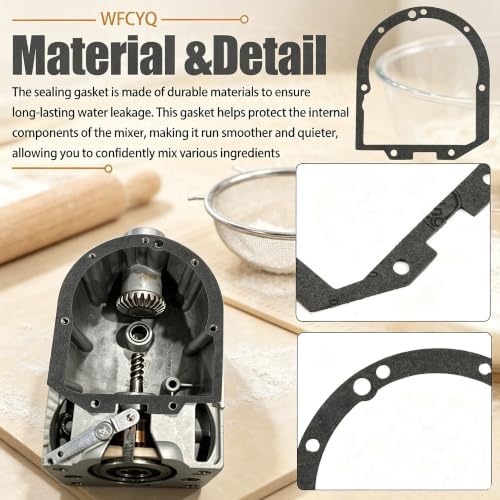 Mixer Transmission Gasket fits 4162324 4169822 W11805888 (6-Pack)