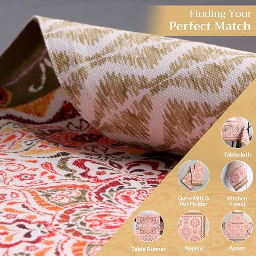 Maison d' Hermine Placemats Set of 4 Reusable 100% Cotton (13"x19")
