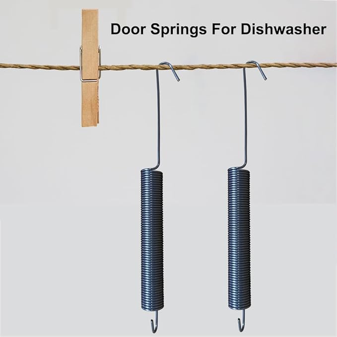 2 Pack 154430501 Dishwasher Door Spring for Frigidaire, Kenmore, Crosley, Westinghouse, Gibson, Tappan, Uni, and Kelvinator Dishwasher Compatible AP3363442 154345901 1014399 154226001 154226002