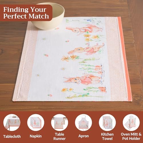 Maison d' Hermine Placemats Set of 4 Reusable 100% Cotton (13"x19")