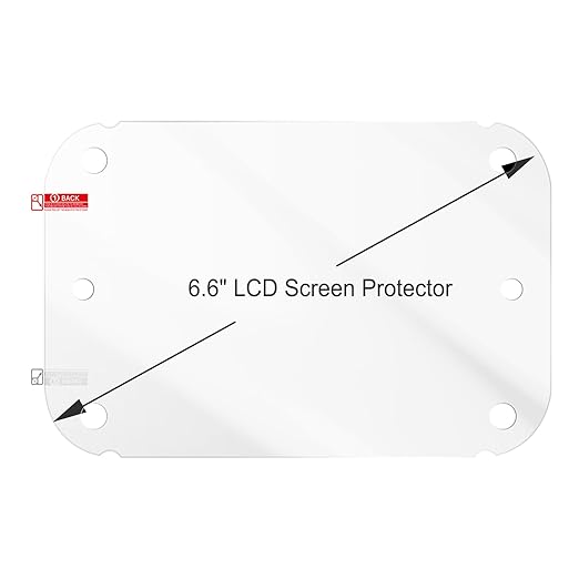 5PCS 6.6 inch LCD Screen Protector Film - Scratch-Resistant High Light Transmittance Protective Films for Resin 3D Printer Anycubic Photon Mono 2