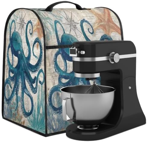 Octopus Animal Kitchen Aid Covers Foldable Washable Stand Mixer Dust Cover