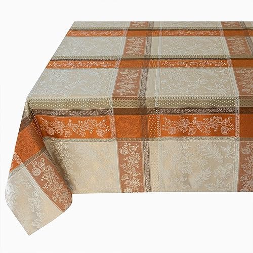 Benson Mills Heirloom Harvest Tablecloth (Terracotta 60"x 84" Rectangular)