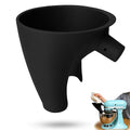 Flour Funnel for Kitchen Aid Mixer, Stand Mixer Attachment, Easy Pour No-Mess Attachment, Anti-Splash Accessory, Durable Dishwasher-Safe Baking Tool (Black)