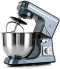 Stand Mixer,5.3-Qt & 500W & 6+P Speed MK36 Tilt-Head Kitchen Electric Food Mixers Home Baking Dough Machine with Accessories (Gray Blue)