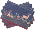 Maison d' Hermine Placemats Set of 4 Reusable 100% Cotton (13"x19")
