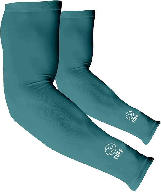 TUFF Compression Cooling Arm Sleeves - UPF 50 Arm Sleeves for Men & Women…