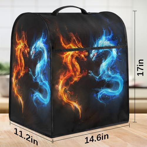 Animal Dragon Kitchen Aid Covers Foldable Washable Stand Mixer Dust Cover