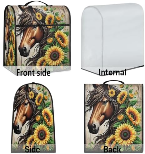 Horse Animal Kitchen Aid Covers Foldable Washable Stand Mixer Dust Cover