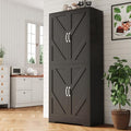 IDEALHOUSE 70" Kitchen Pantry Storage Cabinet with 3 Adjustable Shelves