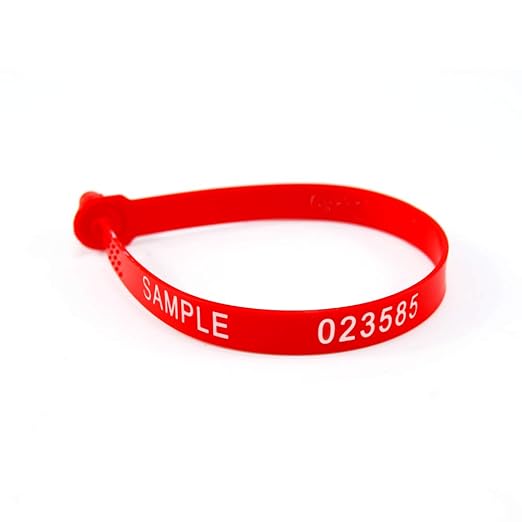 Leadseals(R) 1000 Plastic Truck Door Seal Tamper Evident Tite-Lock Security Tags Numbered Safty Disposable Locks for Trailer Logistics Transport Package Shipping