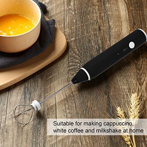 Cordless Electric Hand Mixer,3 Speed Modes USB Rechargable Handheld Egg Beater Electric Stirrer Coffee Milk Foamer Electric Whisk for Kitchen Baking Stirring
