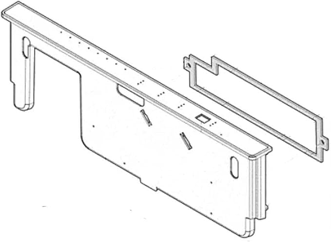5304506662 Dishwasher Control Panel Assembly Genuine Original Equipment Manufacturer (OEM) Part White
