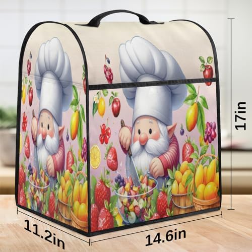 Gnome Cute Kitchen Aid Covers Foldable Washable Stand Mixer Dust Cover