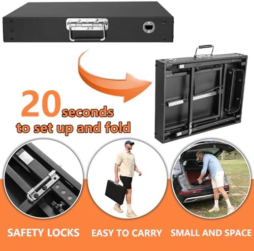 Outdoor Portable Grill Table, Blackstone Griddle Stand, Folding BBQ Table